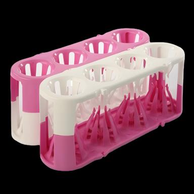 Adapt-A-Rack® Open-Sided Test Tube Rack - 4 Place, 5 to 50 mL, Pink/White