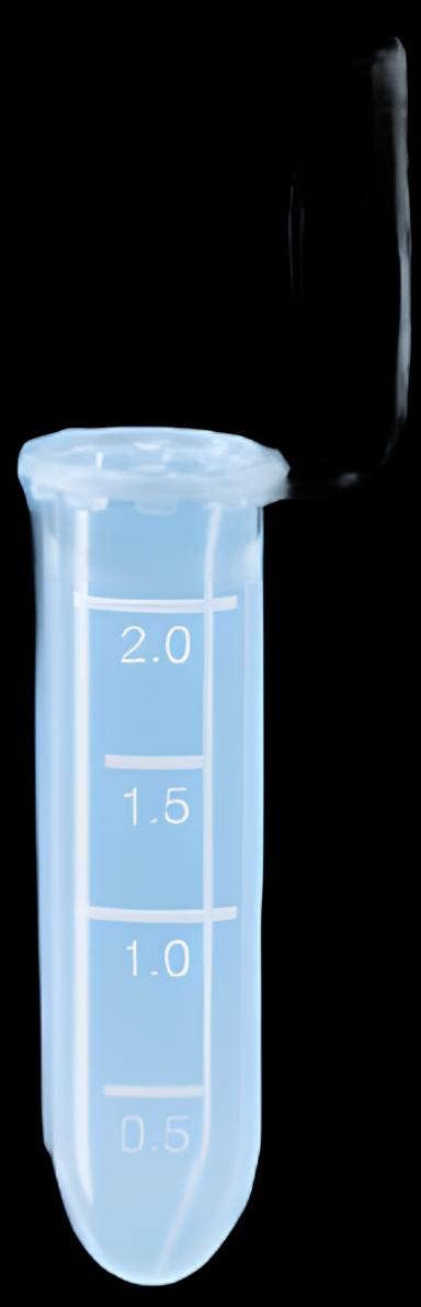 SafeSeal 2 mL Microcentrifuge Tubes with Hinged Snap Cap - Polypropylene