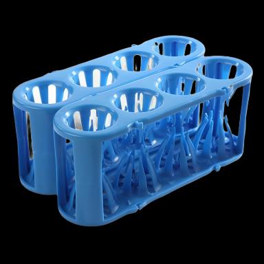 Adapt-A-Rack® Open-Sided Test Tube Rack 4 Place for 5 to 50 mL Tubes in Blue