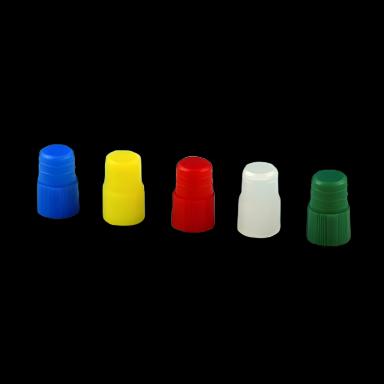 Globe Scientific Polyethylene Plug Cap for 12mm Test Tubes, Non-Sterile, White