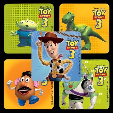 Toy Story Stickers 1.625 Inch for Medical Offices - Value Stickers™ Pack of 250