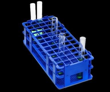 Test Tube Rack No-Wire™ 60 Place 16 mm Tube Size Blue