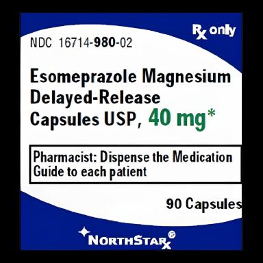Esomeprazole Magnesium 40 mg Capsules by NorthStar Rx - 90 Count