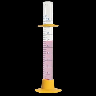 Kimble® KIMAX® 100mL Graduated Cylinder, Class B, Borosilicate Glass with Single Scale