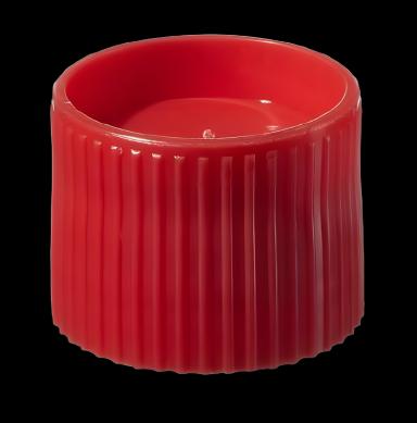 Thermo Scientific™ Capitol Vial Tube Closure Polypropylene Screw Cap Red 15 mm Outer Diameter For 10 mL / 12 mL Serum Transport Tubes NonSterile