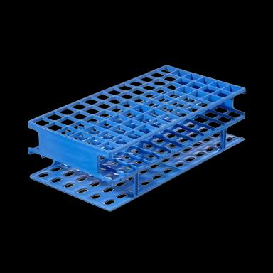 Nalgene™ Unwire™ 72-Place Test Tube Rack for 13mm Tubes - Blue