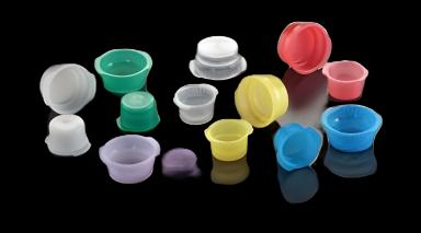Vacucap T402 Series LDPE Flanged Plug Cap 16mm - NonSterile for Blood Collection Tubes