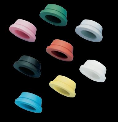 SAV-IT® Tube Closure Plug Cap White 13 mm For 13 mm Tubes, Evacuated Blood Drawing Tubes, Glass and Plastic Test Tubes