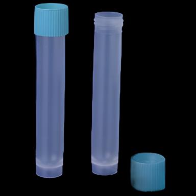 Fisherbrand® Tube Closure Polyethylene Screw Cap Blue For 10 mL / 12 mL Serum Transport Tubes NonSterile