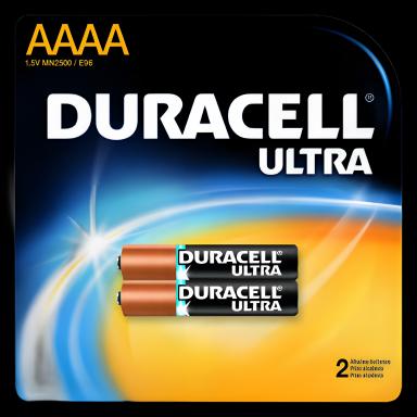 Duracell® Ultra AAAA Alkaline Battery 1.5V for Medical Devices - 2 Pack