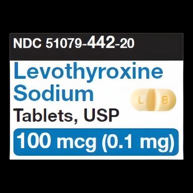 Levothyroxine Sodium 100 mcg Tablet Blister Pack 100 Tablets
