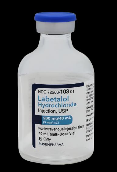 Labetalol HCl 5 mg/mL Injection, 40 mL Multi-Dose Vial by Fosun Pharma - 72266010301