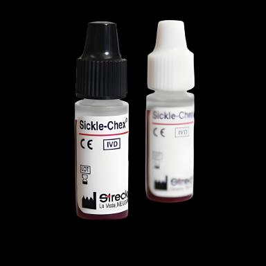 Sickle Cell Screening Test, Hemoglobin Electrophoresis Control Set Sickle-Chex® Whole Blood HGB S Positive Level / Negative Level 4 X 2.5 mL