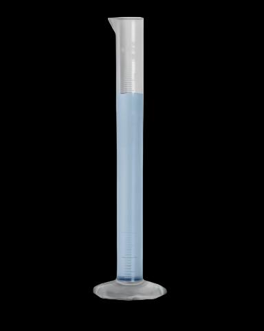 Graduated Cylinder 10 mL TPX PMP with Octagonal Base - Bel-Art Products