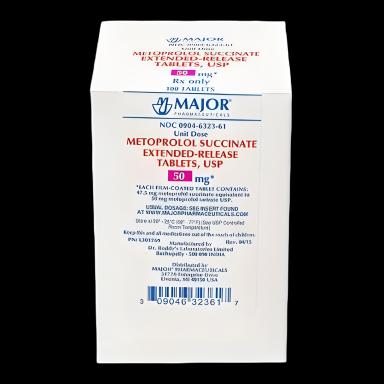 Metoprolol Succinate 50 mg Tablets - Extended-Release for Hypertension & Heart Conditions