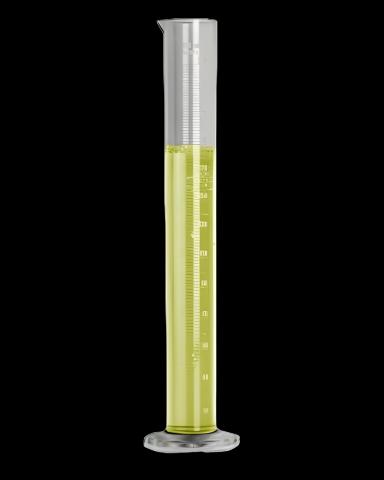 TPX PMP Graduated Cylinder 250mL with Octagonal Base - Laboratory Precision