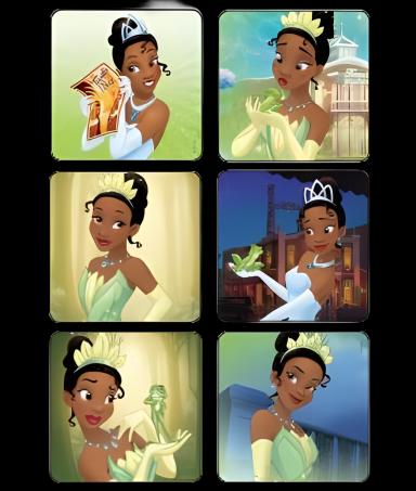 Disney Princess and The Frog - Tiana Stickers, 2-1/2 Inch, 75 Pack by Kids Love Stickers®