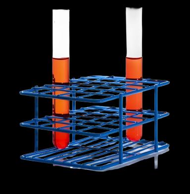 Test Tube Rack Poxygrid® 24 Place 15 to 16 mm Tube Size Blue 62 X 89 X 121 mm