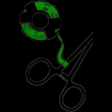 Blank Label Tape Barkley® Colored Identification Tape Green Tape