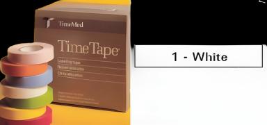 Blank Label Tape Time® Multipurpose Label White Vinyl 1/2 X 2160 Inch