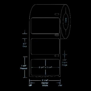 Blank Label Tape Printer Label White Paper