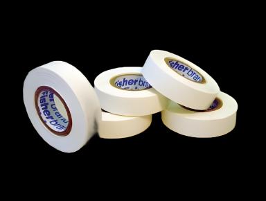 Blank Label Tape Fisherbrand™ Colored Identification Tape White Paper 1-1/2 Inch X 14 Yard