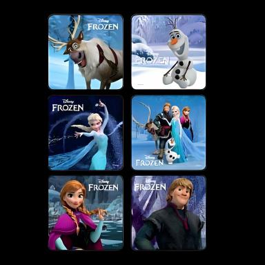 Disney® 75 per Roll Frozen Sticker 2-1/2 Inch