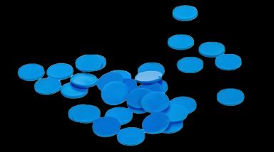 CapInsert™ Blue Tube Closure for 5mL Microcentrifuge Tubes, 5.3mm