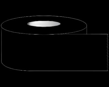 Blank Label Tape Shamrock Multipurpose Label White Tape 1/2 X 500 Inch