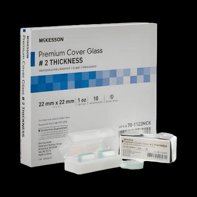 Cover Glass McKesson Square No. 2 Thickness 22 X 22 mm - 70-1122MCK