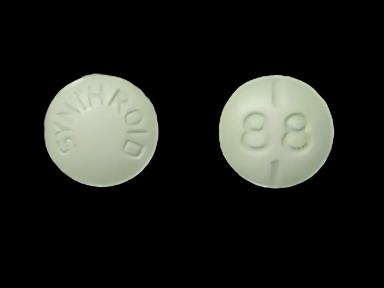Synthroid® Levothyroxine Sodium 88 mcg Tablet Bottle 90 Tablets