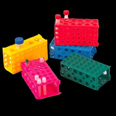 Tuffblok™ Test Tube Rack for Laboratory Use - Accommodates Multiple Tube Sizes