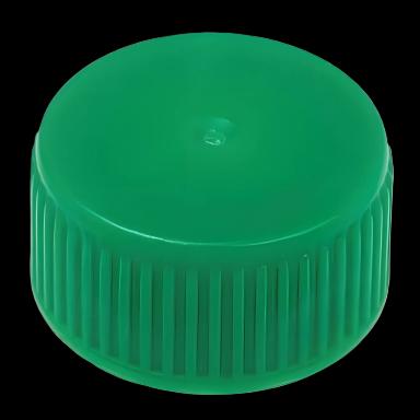 Caplugs Tube Closure Polyethylene Screw Cap Green For 13 mm Tubes