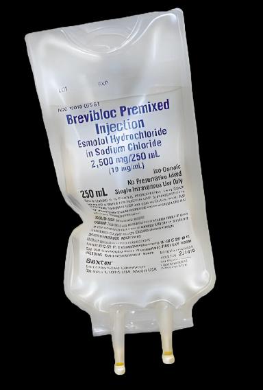 Brevibloc® Premixed Injection Esmolol Hydrochloride in Sodium Chloride 10 mg / mL IV Solution Flexible Bag 250 mL