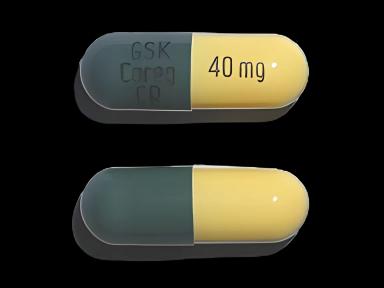 Coreg CR® Carvedilol Phosphate 40 mg Capsule Bottle 30 Capsules