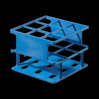 Nalgene Unwire 24-Place Test Tube Rack, Blue, 30mm Tubes - Thermo Scientific 5972-0330