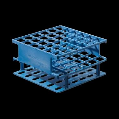 Nalgene™ Unwire™ Half Rack Test Tube Rack, 36-Place, 16mm, Blue - Thermo Scientific