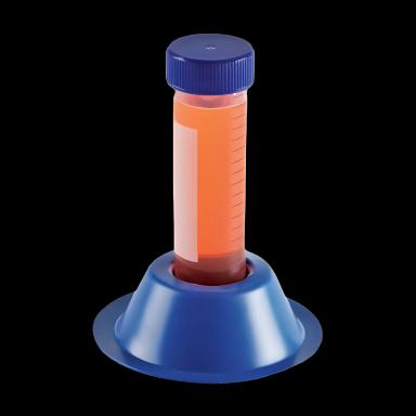 Heathrow Scientific 50 mL Friction Fit Test Tube Rack, Blue, Single Well
