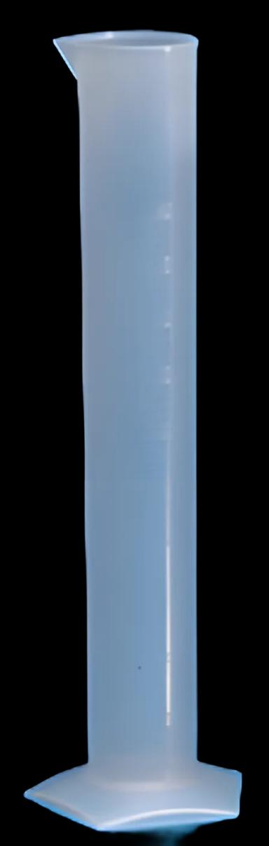 Graduated Cylinder Class B / Hexagonal Base Polypropylene 500 mL (16 oz.)