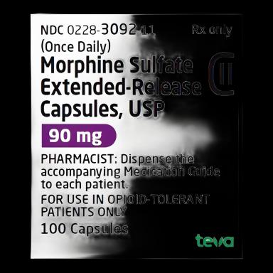 Morphine Sulfate 90 mg Extended-Release Capsules - Bottle of 100 | Teva Pharmaceuticals