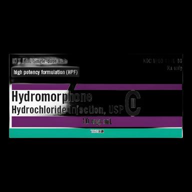 Hydromorphone HCl, Preservative Free 10 mg / mL Injection Single-Dose Vial 1 mL CII - 00703011003
