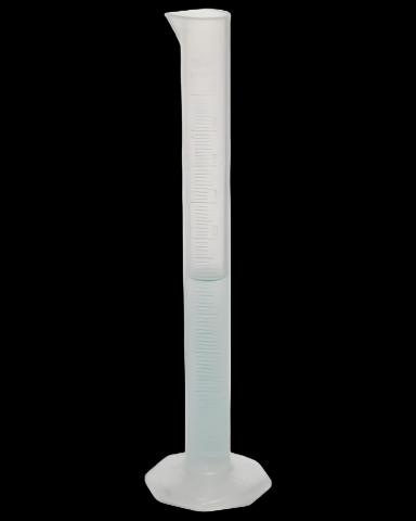 10 mL Graduated Cylinder with Octagonal Base - Polypropylene