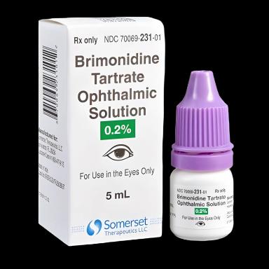 Brimonidine Tartrate 0.2% Ophthalmic Solution - 5mL Dropper Bottle