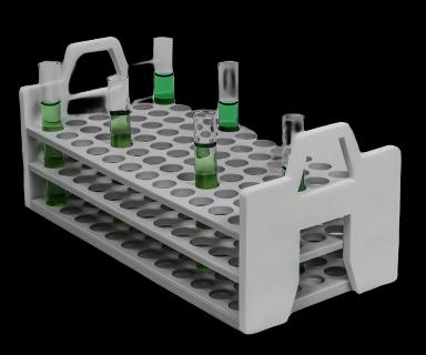 Stack Rack® 72-Place Test Tube Rack for 10 to 13mm Tubes - Sterilizable & Stackable