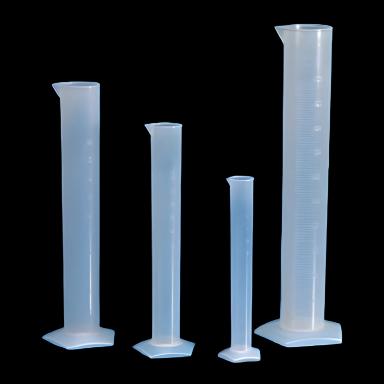 Graduated Cylinder Pentagonal Base Polypropylene 25 mL