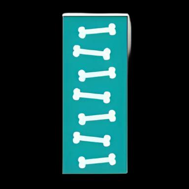 Key Surgical® Instructional Label Tape Bone White / Emerald Vinyl 1/4 Inch