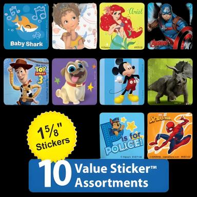 ValueStickers™ Bulk Pack - 2500 Assorted Stickers for Medical Practices