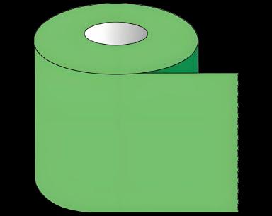 Shamrock Multipurpose Label Tape - Green, 2x500 Inch for Medical & Laboratory Use
