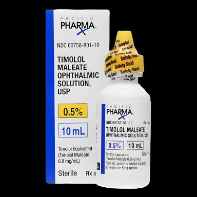 Timolol Maleate 0.5% Solution Dropper Bottle 10 mL