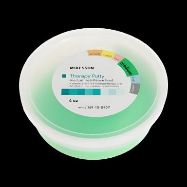 McKesson Medium Resistance Therapy Putty, 4 oz - Silicone Polymer, Latex-Free